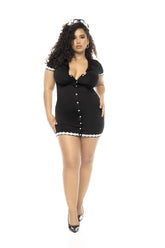 Mapale 60021X Flirty French Maid Kostüm Übergröße Nur Farbe